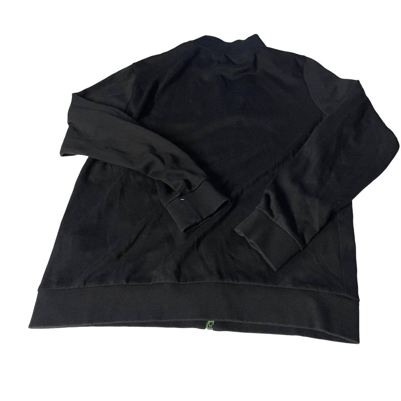 Hugo Boss Mens Track Jacket Medium Black Tracksuit Top Zip Up Sweater Jumper Sweaters for Men  L 29 W 21 SKU 5133
