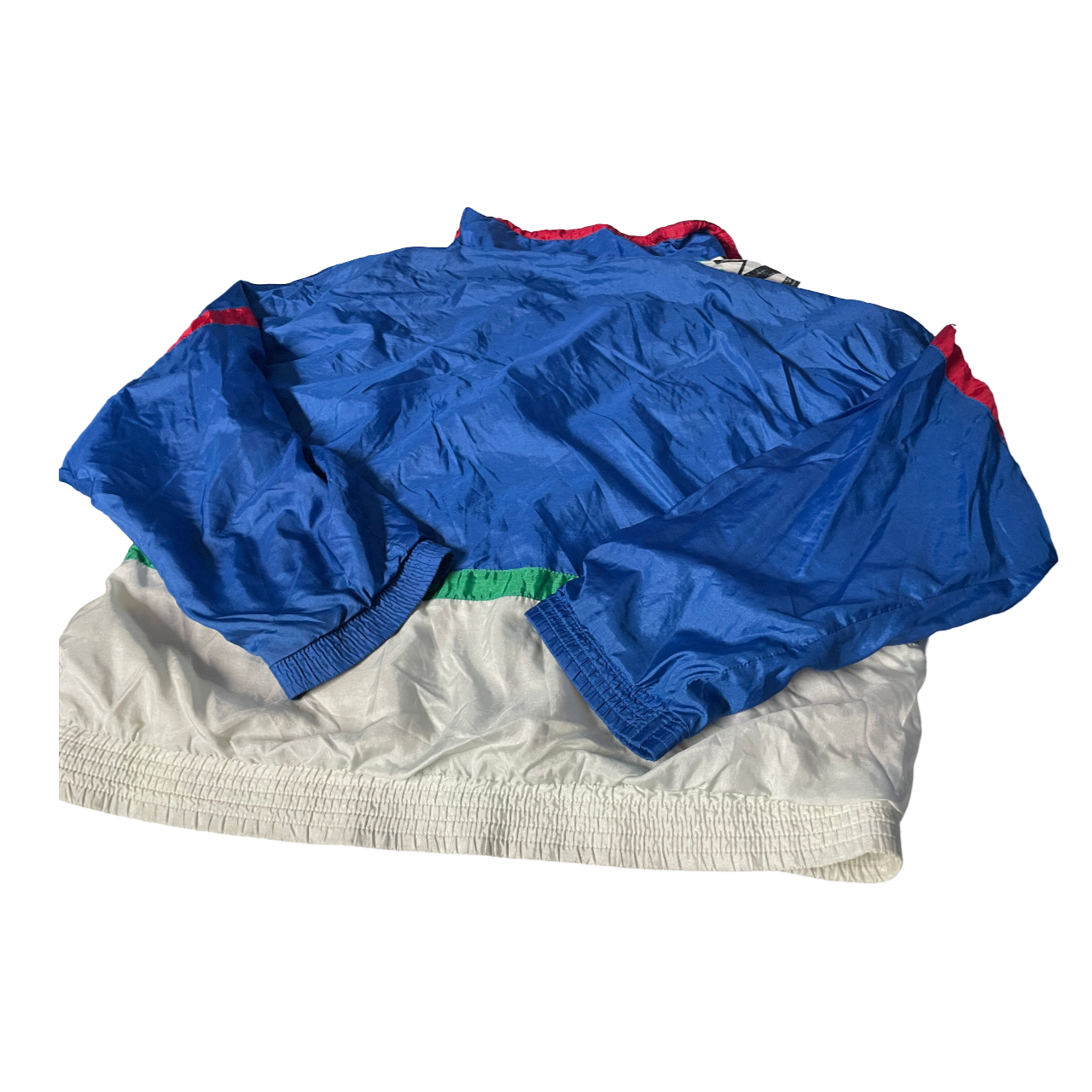 Vintage windbreaker 90s Blue Sport clothing Unisex jacket L-XL Marcel Clair training jacket sports parka Sportswear Running Run Gear / Outwear / L / XL Activewear / Tracksuit / Sweatshirt Parachute / Blue Top Bomber L 29 W28 SKU 5136.