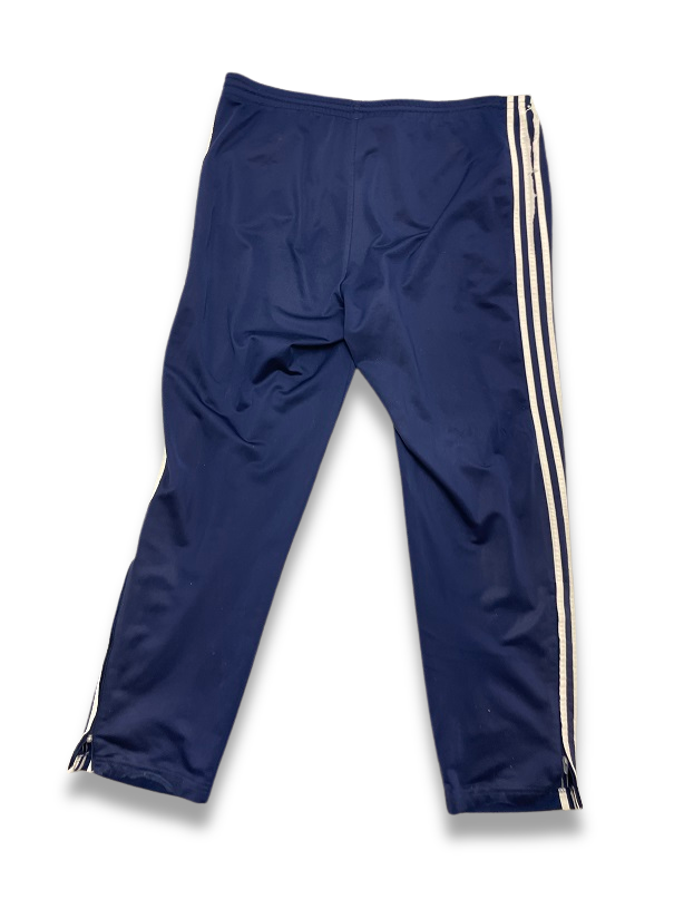 Vintage 3 stripe mens adidas blue track pant