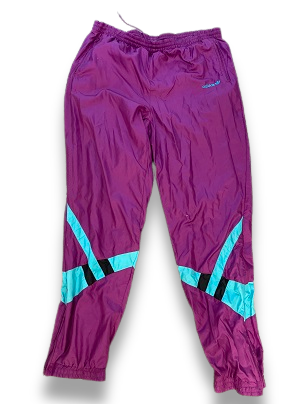 Vintage Adidas purple shell trouser size XL