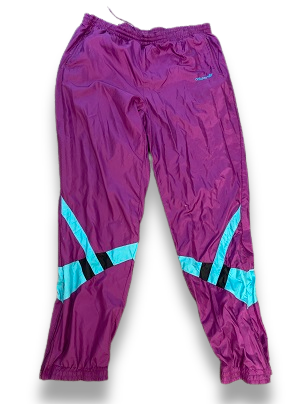 Vintage Adidas purple shell trouser size XL