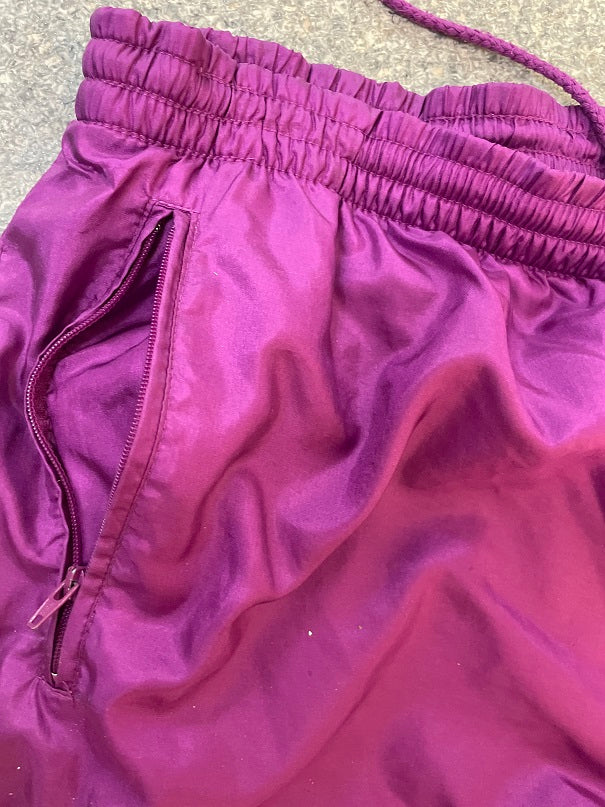 Vintage Adidas purple shell trouser size XL