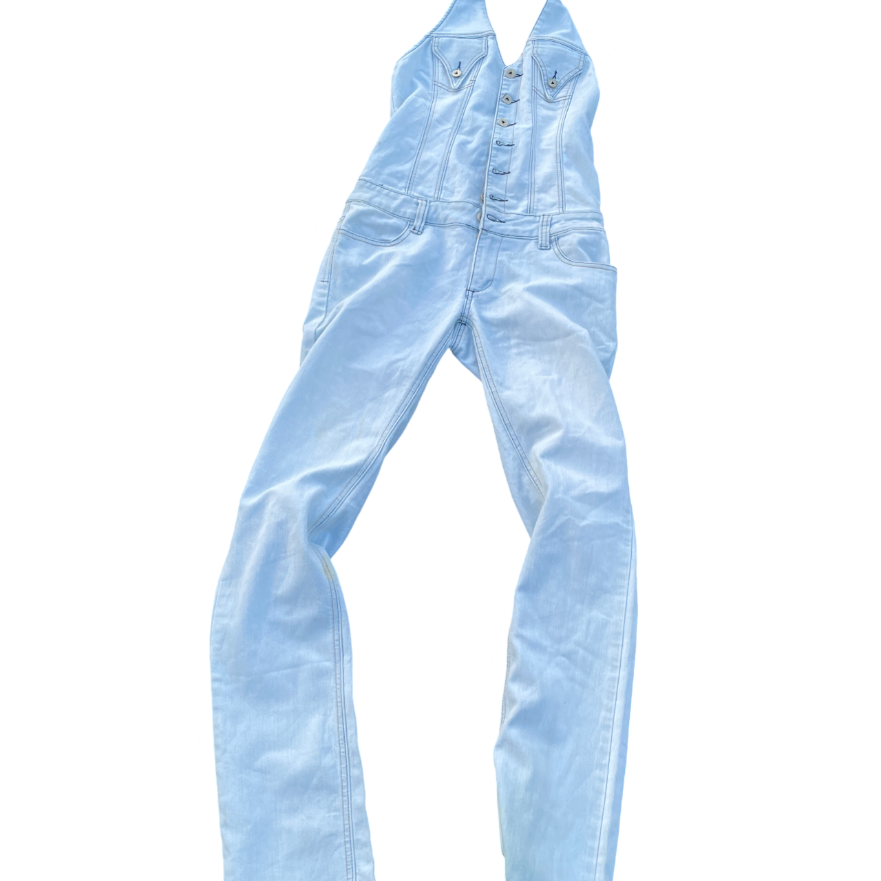 Denim overalls  vintage 90s light blue talls jeans button