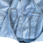 Denim overalls  vintage 90s light blue talls jeans button