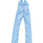 Denim overalls  vintage 90s light blue talls jeans button