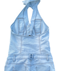 Denim overalls  vintage 90s light blue talls jeans button