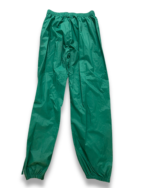 Vintage green shell track pant size S