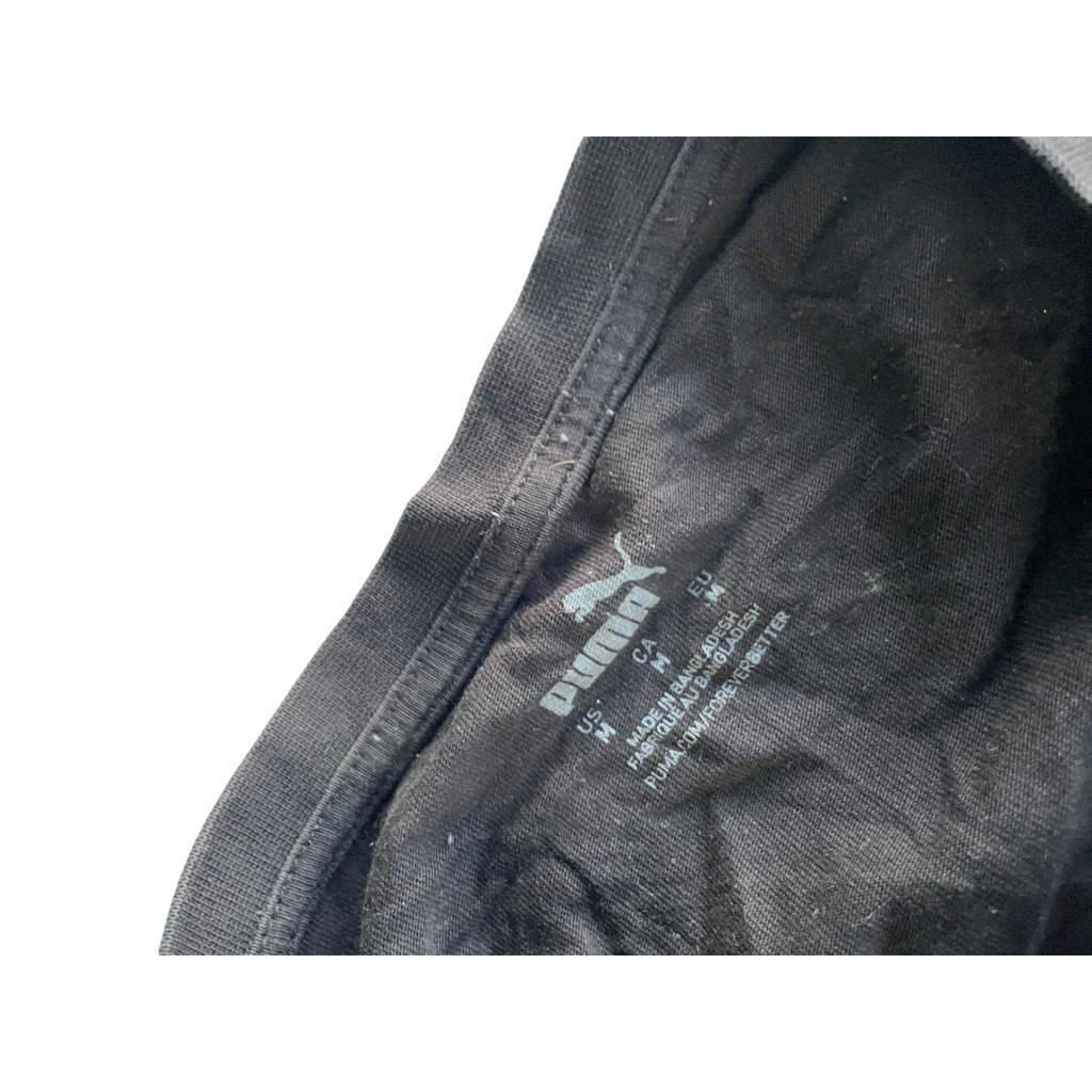 Vintage Mens Box Camo  logo T-Shirt Black/ Green black puma M L  25 W 20. SKU 5148