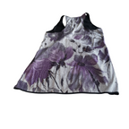 Women's Purple and Green Casual Dresse Beach Bohemian Style Women Tropical Print Halter Backless Maxi Sexy Sleeveless Black & Purple Rose Floral Sequined Party Nightout Tank Top. L 29 W 20 SIZE UK 16 SKU 5150