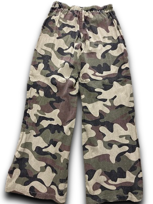 Vintage women ́camo wide leg pant