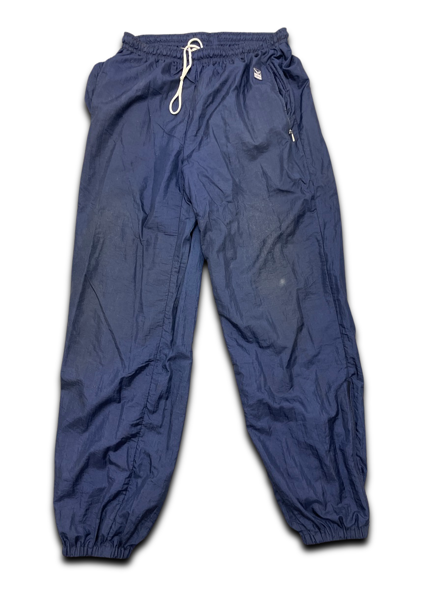 Vintage trigema blue nylon track pant