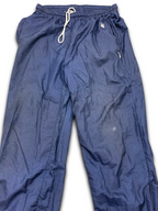 Vintage trigema blue nylon track pant
