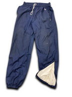 Vintage trigema blue nylon track pant