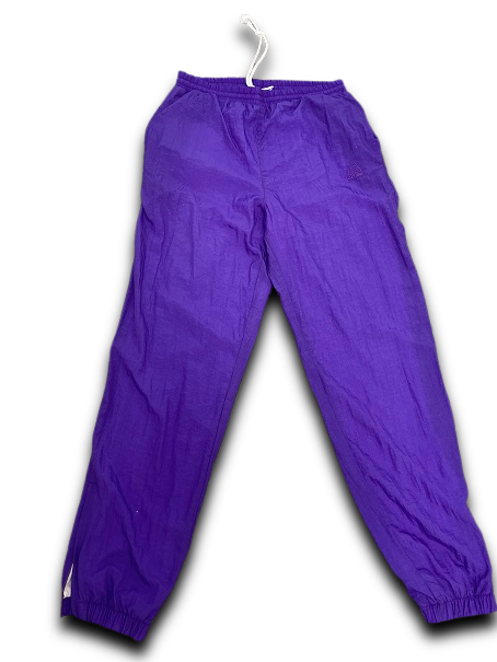 Vintage Swiss design purple windbreaker pant