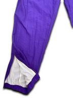 Vintage Swiss design purple windbreaker pant