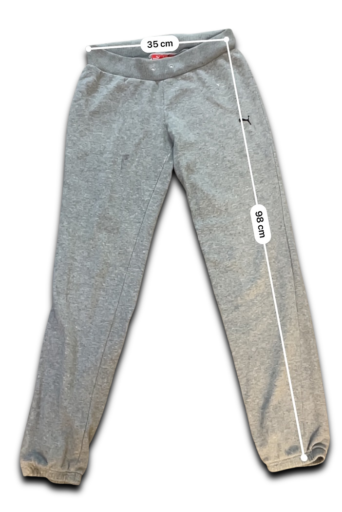 Vintage puma essentials grey pants