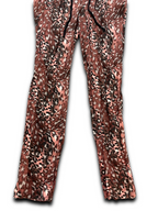 Vintage next animal print brown women trouser