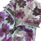 Sunday best Womens Purple Floral Silk Bodycon Size XS soft material   BOLD MULTI COL FLORAL 100% SILK l 27 W 12 SKU 5155