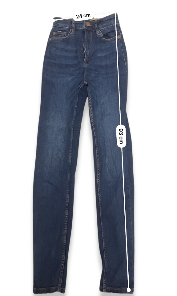 Vintage pull & bear skinny blue jeans trouser