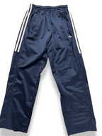 Vintage adidas navy blue 3 stripe track pant