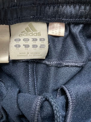 Vintage adidas navy blue 3 stripe track pant