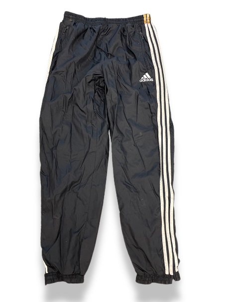 Vintage 90s 3stripe black adidas trackpant