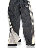 Vintage 90s 3stripe black adidas trackpant