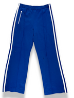 Vintage adidas 80s 3 stripe blue track pant