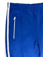 Vintage adidas 80s 3 stripe blue track pant