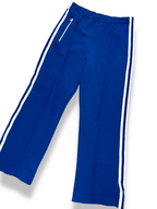 Vintage adidas 80s 3 stripe blue track pant