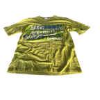 Vintage diadora Men's Yellow and Green T-shirt  IN S/M L 27 W 19 SKU 5171 