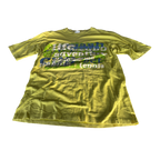 Vintage diadora Men's Yellow and Green T-shirt  IN S/M L 27 W 19 SKU 5171 