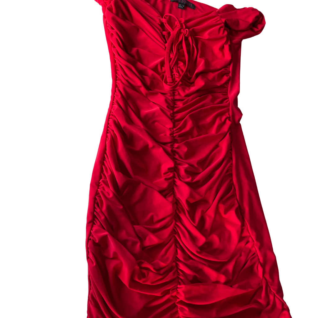 vintage y2k red dress L 28 W 24 &nbsp;UK 12 SIZE L SKU &nbsp;5172