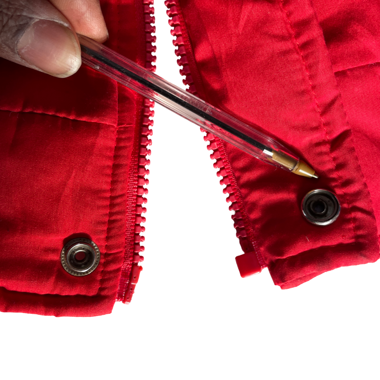 Rare Vintage American college ; Red Windbreaker Jacket size xxl , xxl l 31 w 28 sku 5174 zipper broken button works&nbsp;