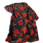 VINTAGE BLACK AND RED MEN'S SHIRT SIZE SMALL  L 28 W 19 SKU 5175