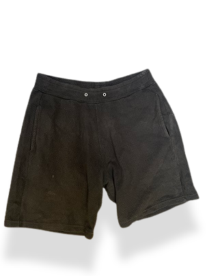 Vintage zara essential fleece drawstring black short