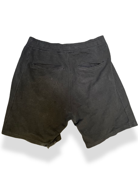 Vintage zara essential fleece drawstring black short