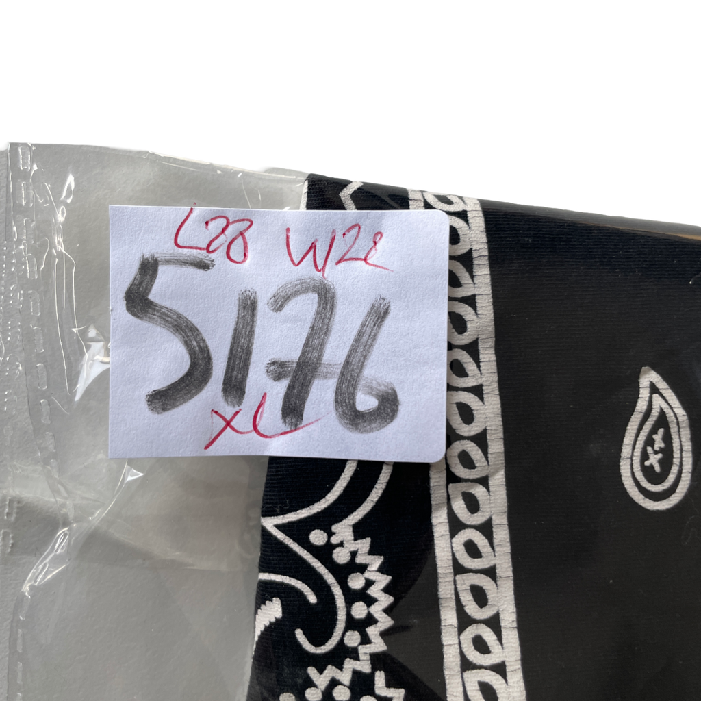 P2P BANDANA PATCHWORK kakashi T SHIRT black XL. L 28 W 22 SKU 5176