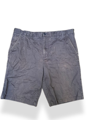 Vintage navy blue mens chinos short