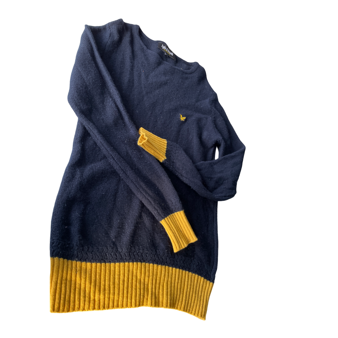 Lyle &amp; Scott Pre-owned Jumper L 32 W 19 IDEAL FOR M- XL SKU 5177