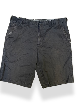 Vintage navy blue mens chinos short