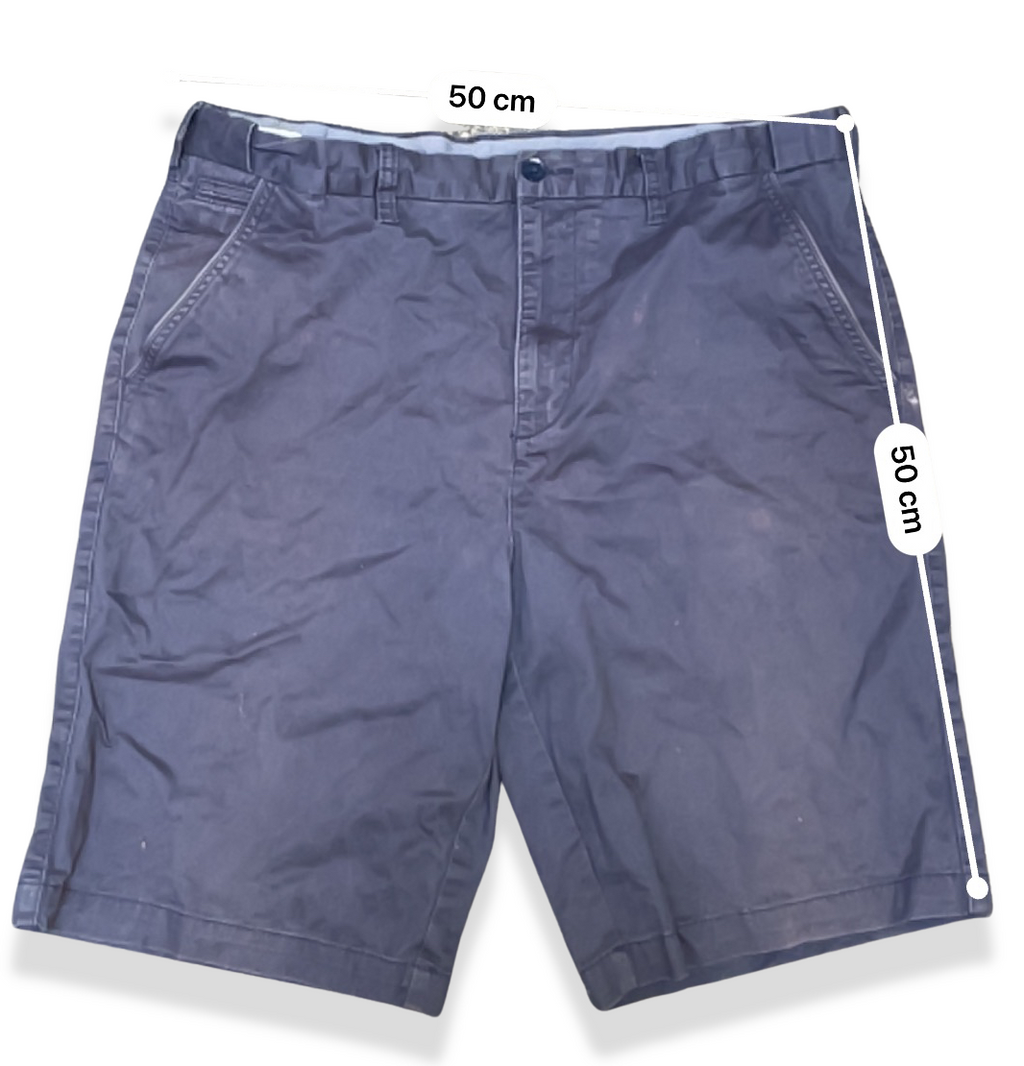Vintage navy blue mens chinos short