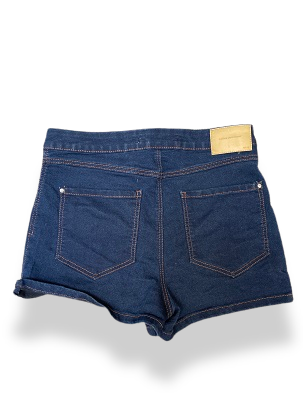 Vintage Skinny Fit Mid Waist Denim Shorts