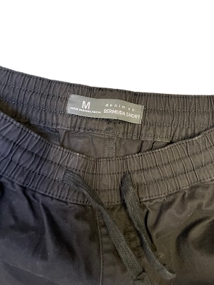 Vintage denim co bermuda mens black short