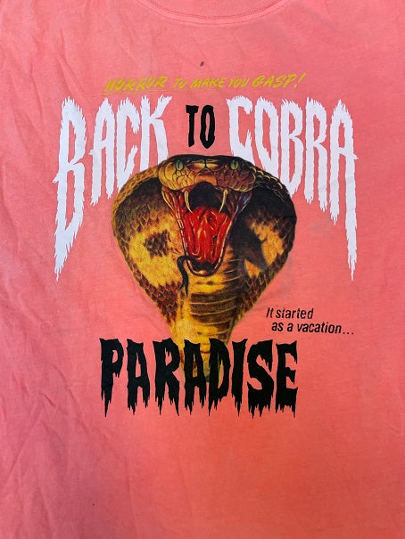 Vintage graphics mens peach tshirt size XS