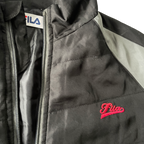 Vintage Fila Grey Black Puffer Coat - M/L  L 27 W 21 SKU 5182