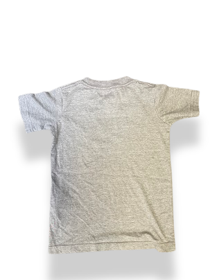 Vintage Levi's Boy's Short Sleeve Batwing Logo Print Grey Graphic
