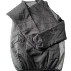 Vintage Fila Grey Black Puffer Coat - M/L  L 27 W 21 SKU 5182