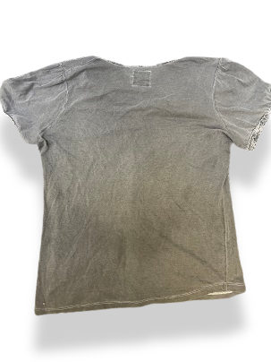 Vintage medium size mens grey button up tshirt