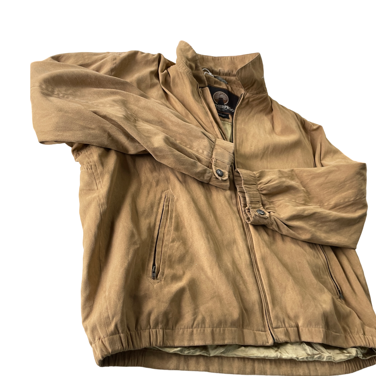 Weatherproof Men's Tan and Yellow Jacket IN size XL L 31 W 26 SKU 518